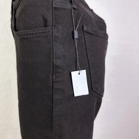 Joe's The Runway Luna High Rise Cigarette 32" Boulevard Denim Jeans Black 27 NEW - Picture 7 of 12